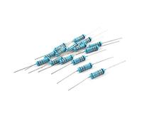 Accessoires pour résistances 15 pièces 1W composants passifs 0.33 Ohm 1% tolérance 5 couleurs boucle axia-l condensateurs métalliques résistances à Film