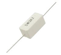 Accessoires pour résistances 2 Ohm 5% 5W Résistance de puissance en ciment céramique 2R 5 Watt 10 pièces (2 ohmios 5% 5W Resistencia de potencia de Cemento cerámico 2R 5 vatios 10 piezas