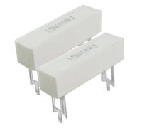 Accessoires pour résistances 2 Pcs 15W 10 Ohm 5% DIP Wirewound Ceramic Cement Resistance (2 Unids 15W 10 Ohm 5% DIP Resistencia de cemento de cerámica bobinada