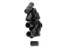 Accessoires pour résistances 20 pièces résistances variables noir 6mm diamètre de l'arbre rond. Potentiomètre Potentiomètres Boutons de commande