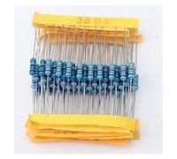 Accessoires pour résistances 2500pcs 1 / 4W Résistances Assorties Kit 0.25W Carbone Film Résistance Ensemble 50 Valeurs Assortiment Pack 1 Ohm -10 M Résistance Échantillons Pack