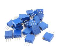 Accessoires pour résistances 3296W-501 3296W-102 Résistances Variables Résistance Trim Pot Potentiomètre Potentiomètres Trimmer 20Pcs