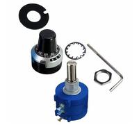 Accessoires pour résistances 3590 s potentiomètre de précision résistance multitour résistance réglable avec cadran de comptage de tours bouton de potentiomètres d'encodeur rotatif (Size : 100 Ohm)