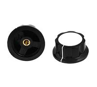 Accessoires pour résistances 36mm Top Résistances Variables 6mm Arbre Insert Dia Potentiomètre Potentiomètres Rotatifs Boutons 2pcs