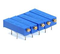 Accessoires pour résistances 5 pièces 3006P potentiomètre résistances simples potentiomètre fixe de précision 100R/200R/500R/1K/2K/5K/10K/20K/50K/100K/200K/500K/1M (Size : 10K Ohm)