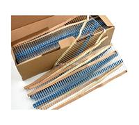 Accessoires pour résistances 50 PCS/LOT 1/2 W résistance à Film métallique +/- 1% 100 K ohm résistances 0.5 W 100 KR Ohm Watt couleur anneau résistance Film de carbone