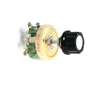 Accessoires pour résistances Interrupteurs muraux en céramique bobinés potentiomètre résistance de rhéostat rotatif supérieur-interrupteurs activés 25W 20Ohm