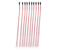 Accessoires pour résistances Thermistance NTC, 10pcs 1K/5K/10K Ohm MF52B Résistances à thermistance NTC Haute sensibilité avec température de fil émaillé de 60 mm, Thermistances (Size : 5K)