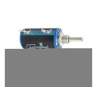 Accessoires pour résistances WXD3-13 10K résistances variables ohm 2W 4mm Dia potentiomètres à fil rotatif à arbre rond potentiomètre bobiné