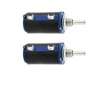 Accessoires pour résistances WXD3-13 2W Résistances Variables 10K ohms Potentiomètres Bobinés Multi Tour Potentiomètres Pot 2 Pcs