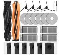 Accessoires pour robot aspirateur Dreame X50 Ultra / L50 Pro Ultra / X50 Master / L40s / Matrix10 Ultra 6 sacs à poussière, 6 lingettes de nettoyage, 4 filtres, 4 brosses latérales, 2 brosses