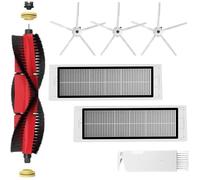 INF Accessoires de pièces de Rechange pour Les modèles Roborock S5/S6, 1 x Brosse Principale, 2 x filtres HEPA, 3 x brosses latérales, 1x Brosse de Nettoyage