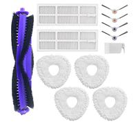 Accessoires pour robot aspirateur Narwal Freo avec 1 brosse principale, 4 lingettes, 2 filtres, 4 brosses latérales, 1 brosse de nettoyage