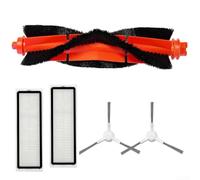 Accessoires pour robot aspirateur Xiaomi S40C / E1011, 1 brosse principale, 2 brosses latérales, 2 filtres HEPA, kit d'entretien pour aspirateur traîneau