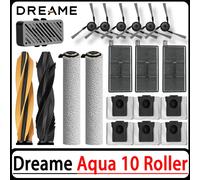 Accessoires pour rouleaux Dreame Aqua 10/Aqua 10 Pro/Aqua 10 Ultra : brosse principale, brosse latérale, filtre, sac de collecte de poussière 1PCS