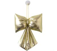 Accessoires pour sapin de Noël fabriqués à partir de cuir et de tissu durables conçus pour la décoration de vacances et les scènes festives 1 pièce (E 20 cm)