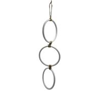 Accessoires pour serpents Matériaux-robustes, design flexible | Anneau interactif avec chaîne, aide pour les vrais espions, serpents à grains, jouets de terrarium pour amphibiens et