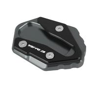 Accessoires pour Support 1 Pièce De Béquille Latérale Moto, Extension D'extension, Accessoires CNC pour Y-AMAHA YZF-R3 YZFR3 YZF R3 2021-2022(Grey)