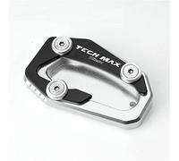 Accessoires pour Support Béquille Latérale De Moto Agrandissement du Pied Plaque D'extension pour Y-AMAHA TMAX 560 TMAX560 2020 Tech Max(Silver)