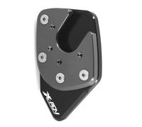 Accessoires pour Support Extension De Support D'agrandissement Béquille Plaque Latéral Pied Moto pour XADV X-ADV75 750 2014 2015 2016 2017 2018 2019 2020(Grey)