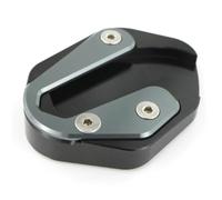 Accessoires pour Support Plaque De Support D'extension Béquille Latérale Pied Moto pour Y-AMAHA Moto Cage 2015 2016 2017 2018(Grey)