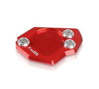 Accessoires pour Support pour BMW F700GS 2009 2010 2011 2012 2013 2014 2015 2016 2017 Béquille Latérale De Moto Fame Support Plaque Couverture(Red 1)