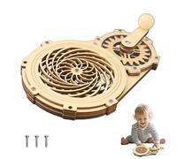 Accessoires pour Tableau d'activités et Jouet à Monter soi-même en Bois avec manivelle - Puzzle éducatif pour stimuler l'imagination modèle créatif en Bois