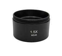 Accessoires pour télescopes 0,3X 0,5X 0,7X 0,75X 1,0X 1,5X 2,0X Objectif auxiliaire Lentille de Barlow for Microscope stéréo binoculaire Oculaire pour télescope(1.5X)