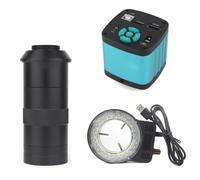 Accessoires pour télescopes Caméra de Microscope vidéo numérique Industrielle USB 4K 48MP Objectif Zoom monoculaire 130X Oculaire pour télescope(B Suit)