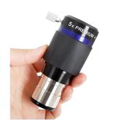 Accessoires pour télescopes Miroir multiplicateur répétitif 2X 3X 4X 5X Lentille de Barlow à Aberration apochromatique 1,25 Pouces 31,7 mm Oculaire pour télescope(5X)