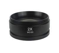 Accessoires pour télescopes Objectif de caméra auxiliaire for Microscope WD165 0,5X 0,7X 2,0X for Microscope à Zoom stéréo, lentille Barlow Oculaire pour télescope(2.0X)