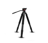 Accessoires pour télescopes Support de trépied en Fiber Pliable 36mm avec tête for télescope, Jumelles géantes, Accessoire d'équipement Oculaires pour télescopes(Tripod and FluidHead)