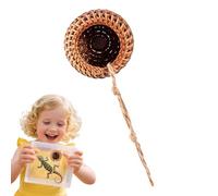 Accessoires pour Terrarium De Mygales Sauteuses,Habitat en Rotin pour Petits Animaux - Petit Enclos D'habitat Magnétique pour Mante Religieuse, Animaux Arboricoles, Mygale, Escargots, Petits Reptiles