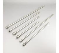 Accessoires pour tiges d'agitation de laboratoire Arbre d'agitateur de tige de dispersion d'agitation aérienne de laboratoire en acier inoxydable 304, plusieurs tailles(10x350mm)