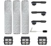 Accessoires pour Tineco Floor One Stretch S6/ S7 Stretch Ultra/Switch S6 | Floor One Stretch i6/ i5 Stretch/ S9 Artist/ Switch S7 Stretch Détachées Nass Aspirateur,3 Serpillère à Rouleau et 3 Filtre