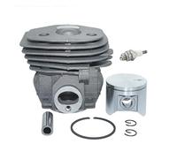 Accessoires pour tondeuses à Gazon Kit de Segments de Piston, d'axe et de circlips for Cylindre Gros alésage N-kasil 47 mm for tronçonneuse 357 359 357 XP EPA 537 15 73 02/537 15 73-02
