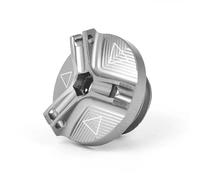 Accessoires Pour Triumph Pour Trident 660 Speed Triple R/S TIGER 800 900 1200 850 Bouchon Remplissage D'huile Protecteur Réservoir De Carburant Frein KCRTQNS(Argent)