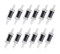 Accessoires pour tube à air d'aquarium - Vannes anti-retour - Valve anti-retour pour tuyau d'air 3/16 " (noir 12 pcs)