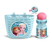 Accessoires pour vélo - DISNEY - La Reine des Neiges - Corbeille, bidon et sonnette - Tout type de guidon - Dès 3 ans