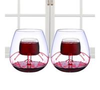 Accessoires pour verres à vin, ensemble d'aérateur de fontaine - Ensemble de carafe aérée | Verre à vin avec insufflateur intégré pour rouge, thé, café, jus, thé aux fruits