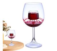 Accessoires pour verres à vin, ensemble d'aérateur de fontaine | Ensemble de verres à vin aérés pour carafe | Verre à avec insufflateur intégré pour rouge, thé, café, jus, thé aux fruits