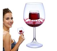 Accessoires pour verres à vin, ensemble d'aérateur de fontaine | Ensemble de verres transparents avec effet pour vin rouge, café et thé