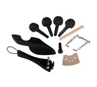 Accessoires Pour Violon 4/4 4 Pièces Chevilles Mentonnière Cordier Chevalet