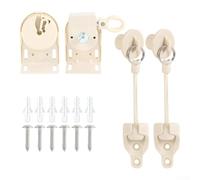 Accessoires pour volet roulant, tête coupe-vent, ensemble de base de rideau d'extérieur, anti-âge pour remplacement général, disponible en beige et noir pour stores enrouleurs d'extérieur (jaune)