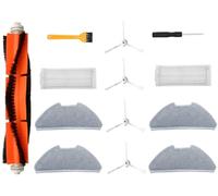 Accessoires pour Xiaomi Mi Robot Vacuum-Mop 2 Pro Pièces de Rechange Mop 2 Lite / MJST1SHW / MJSTL /MJST1S 1 Brosse Principale, 4 Brosses latérales, 4 Lingettes, 2 Filtres