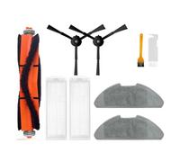 INF Accessoires de pièces de Rechange pour Xiaomi Robot Vacuum Mop 2 Lite/Mop 2 Pro, 1x Brosse Principale, 2X Filtre, 2X Brosse latérale, 2X Chiffon d'essuie-Glace, 1x Brosse de Nettoyage