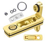 Accessoires pour Zippo Briquets, Joint pour Insert, Pièces de Rechange Kit avec Coussin en Coton, Économe en Carburant, Set d'Accessoires en Métal Contre Évaporation (Or)