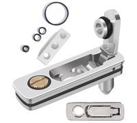 Accessoires pour Zippo Briquets, Joint pour Insert, Pièces de Rechange Kit avec Coussin en Coton, Économe en Carburant, Set d'Accessoires en Métal Contre Évaporation (Argent)