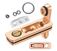 Accessoires pour Zippo Briquets, Joint pour Insert, Pièces de Rechange Kit avec Coussin en Coton, Économe en Carburant, Set d'Accessoires en Métal Contre Évaporation (Or Rose)