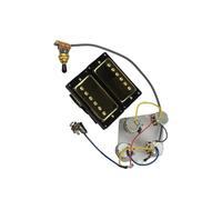 Accessoires Professionnels Pour Instruments De Musique Micros Électriques À Double Bobine Scellés Multicolores Micro Électrique Simple Bobinage Alnico 5(Golden BK)